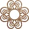 Ekena Millwork Cohen Wood Fretwork Pierced Ceiling Medallion, Walnut, 20"OD x 6 7/8"ID x 1/4"T CMWP20X20X0250COWA - alternate 1